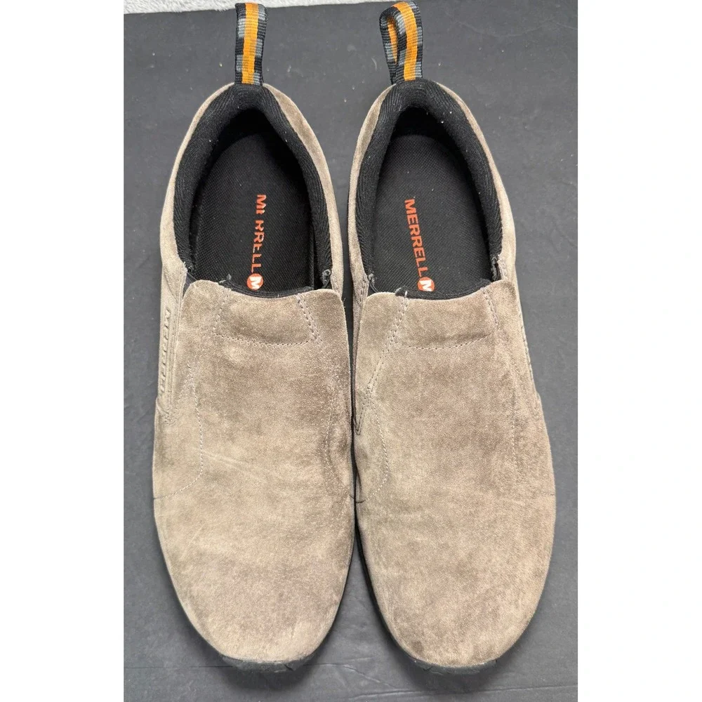 Merrell Jungle Moc Shoes Mens 13 Gunsmoke Brown Suede Slip On J63787W